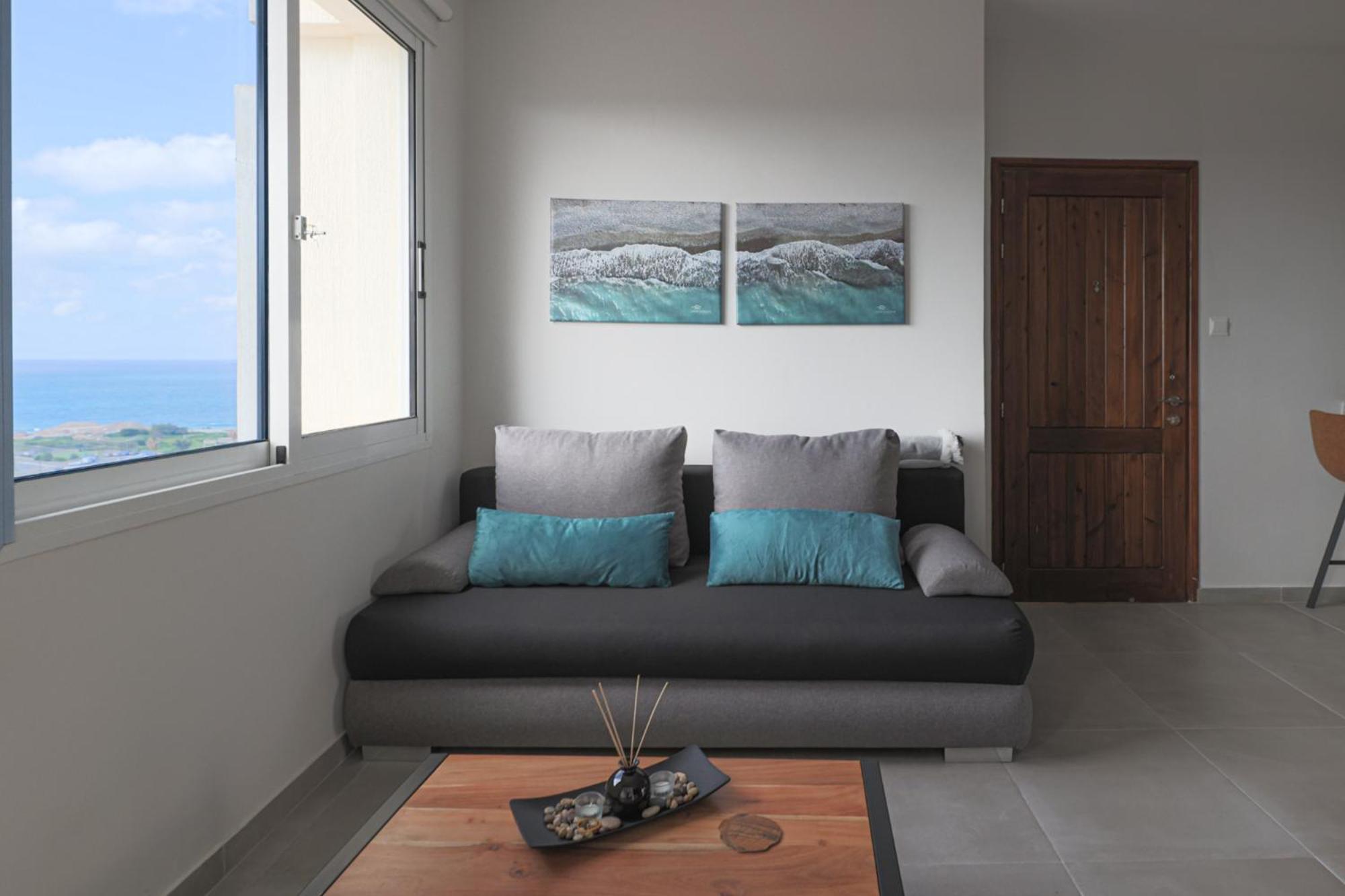Eden Blue-Horizon 1B, Paphos, Sea View, Pool Apartment Konia ภายนอก รูปภาพ