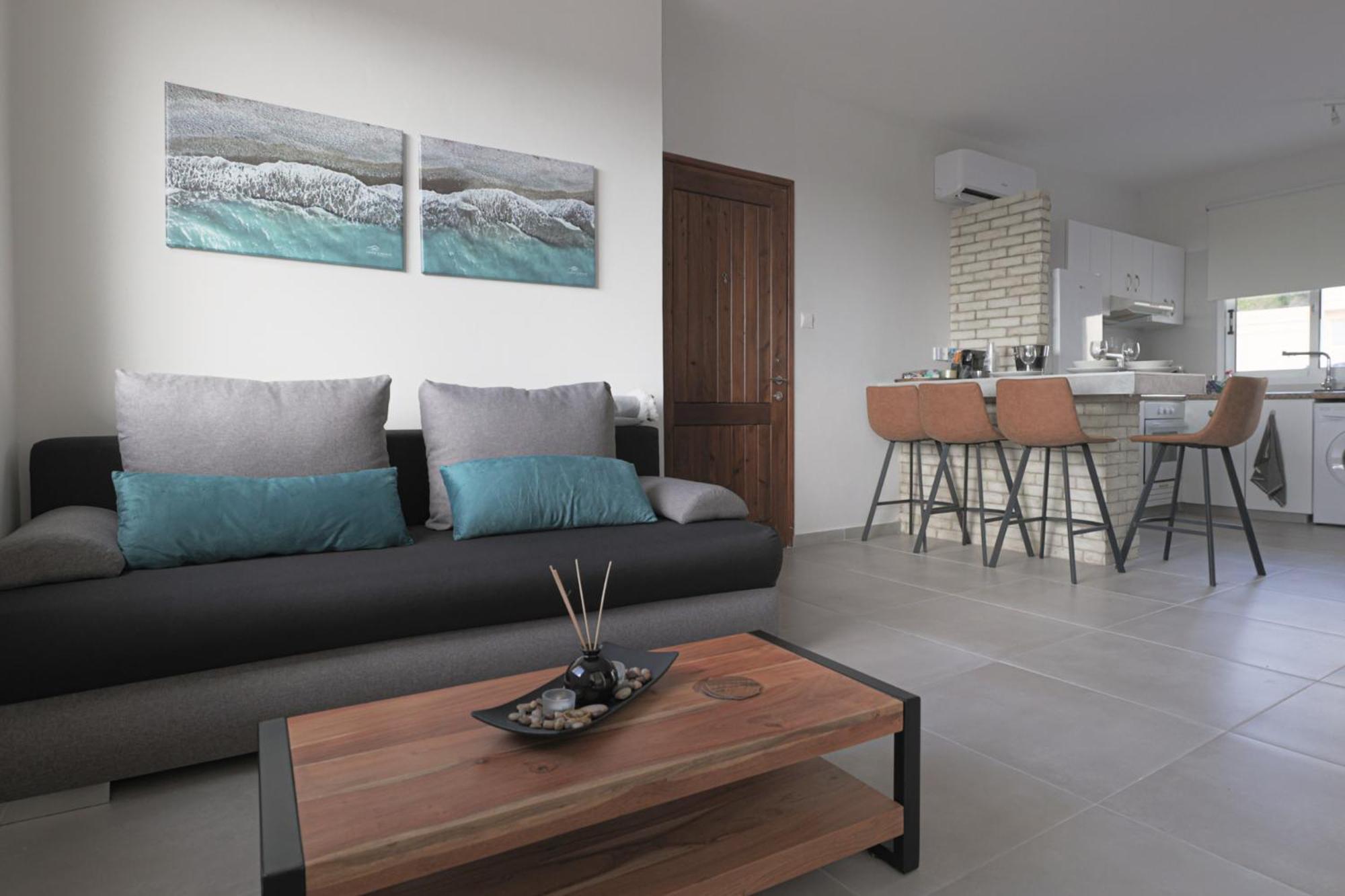 Eden Blue-Horizon 1B, Paphos, Sea View, Pool Apartment Konia ภายนอก รูปภาพ